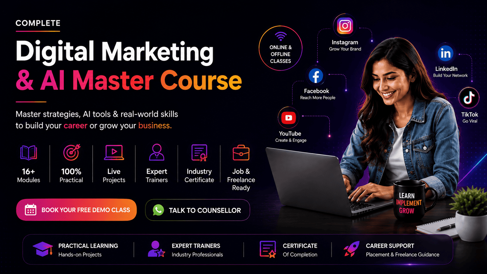  Complete Digital Marketing & AI Master Course